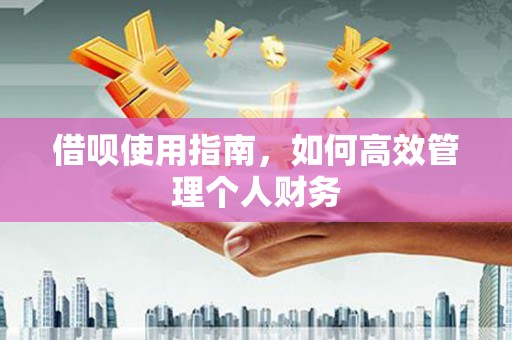高坪借呗使用指南，如何高效管理个人财务