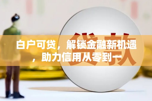 高坪白户可贷，解锁金融新机遇，助力信用从零到一