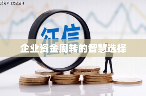 高坪企业资金周转的智慧选择