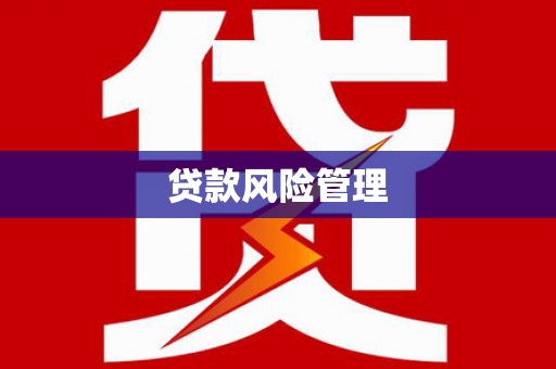 高坪贷款风险管理