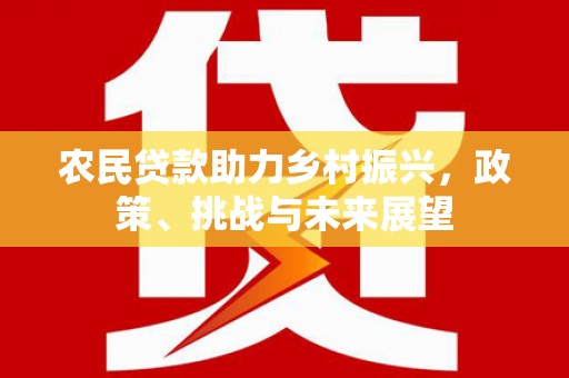 高坪农民贷款助力乡村振兴，政策、挑战与未来展望