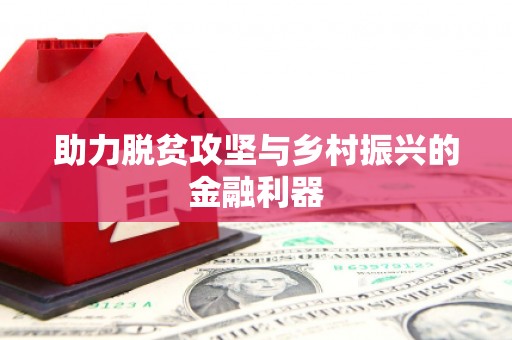 高坪助力脱贫攻坚与乡村振兴的金融利器