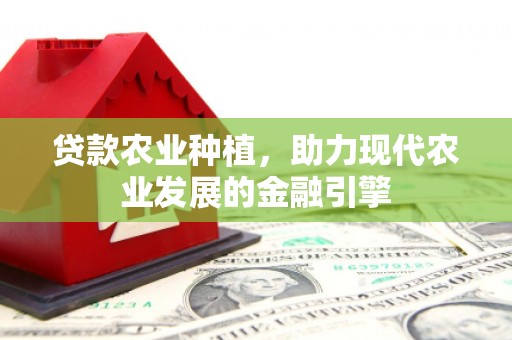 高坪贷款农业种植，助力现代农业发展的金融引擎
