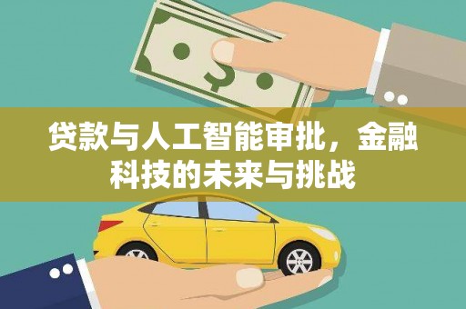 高坪贷款与人工智能审批，金融科技的未来与挑战
