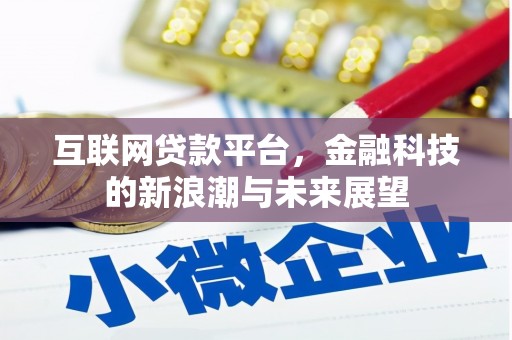高坪互联网贷款平台，金融科技的新浪潮与未来展望