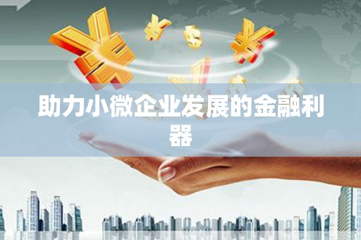 高坪助力小微企业发展的金融利器