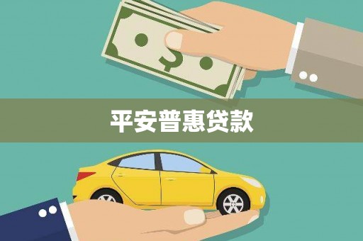 高坪平安普惠贷款